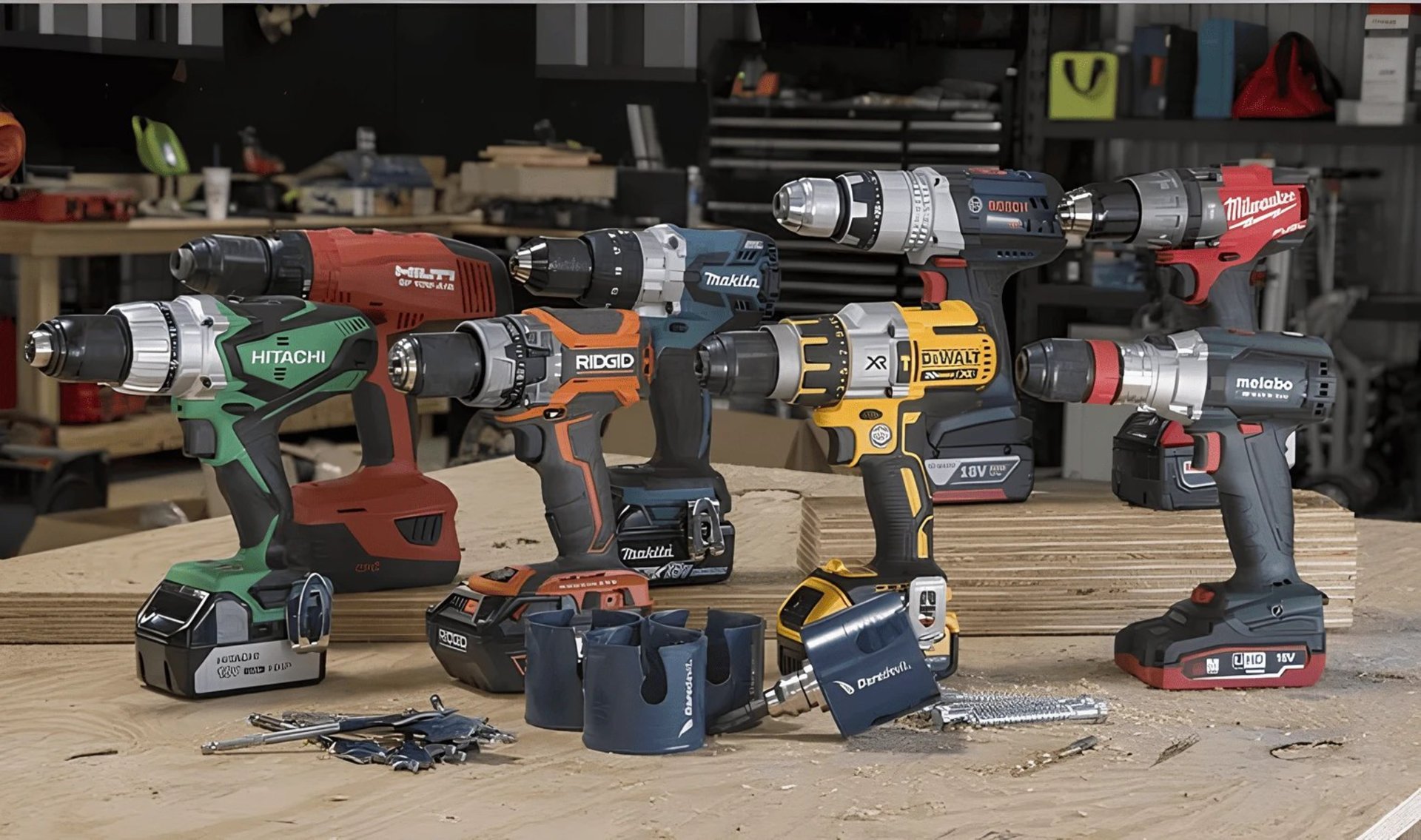 Шурупокрутирізних брендів