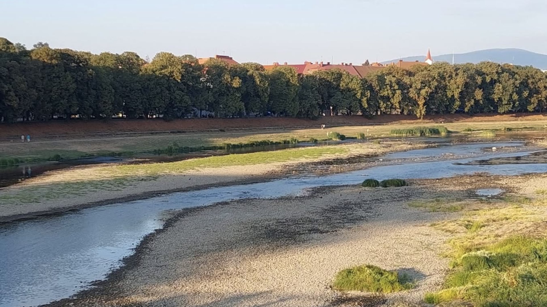 На річках Закарпаття продовжує знижуватися рівень води