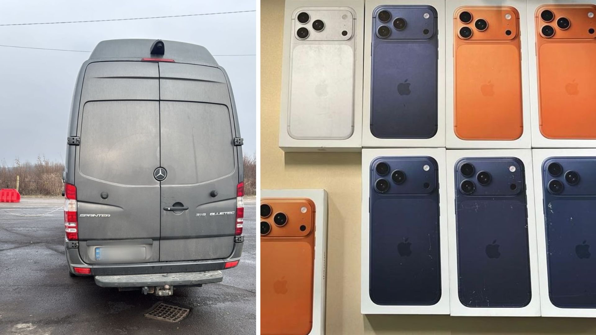 Айфони в торбах: на «Лужанці» затримали чернівчанина з гаджетами на мільйон (ФОТО)