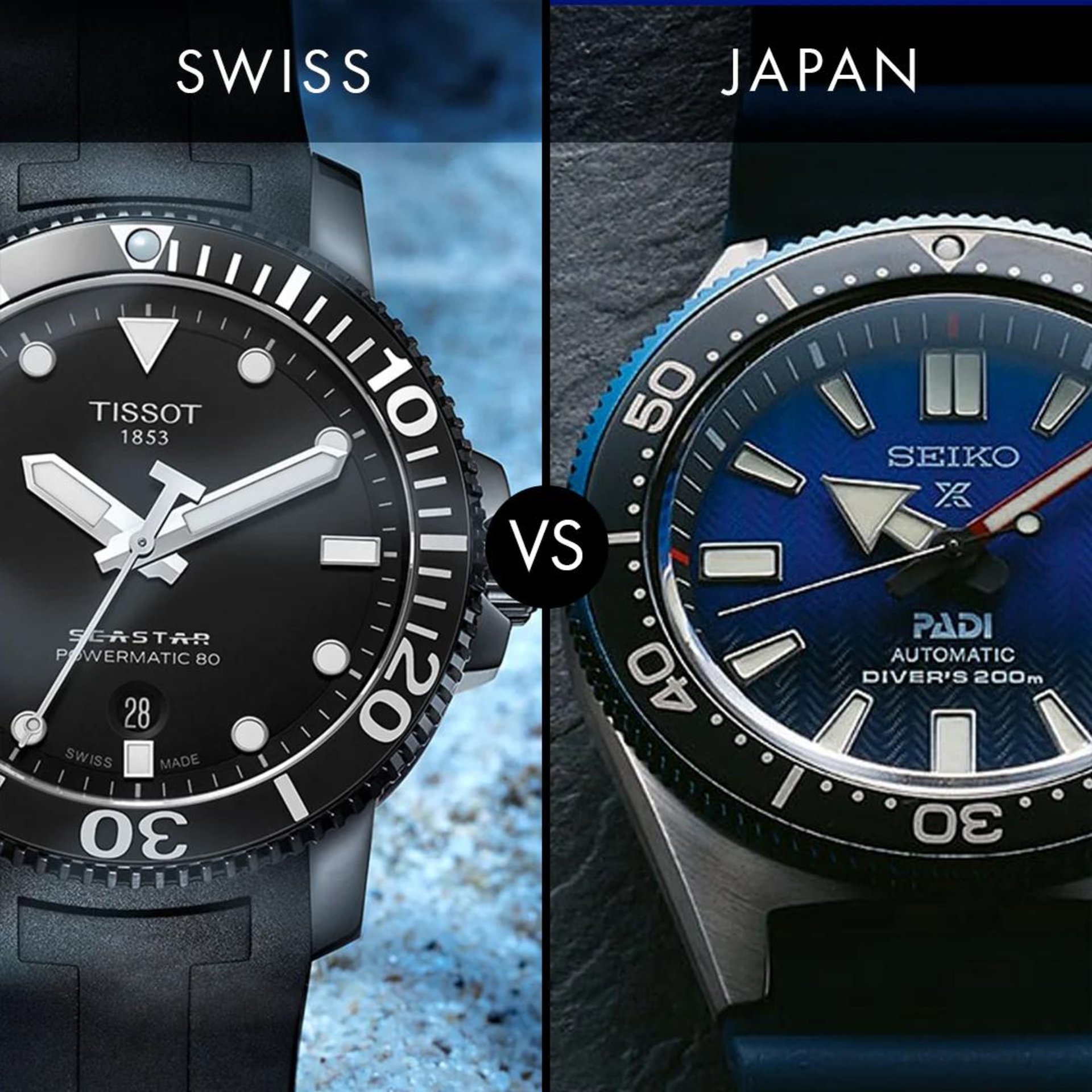 Що краще Tissot чи Seiko