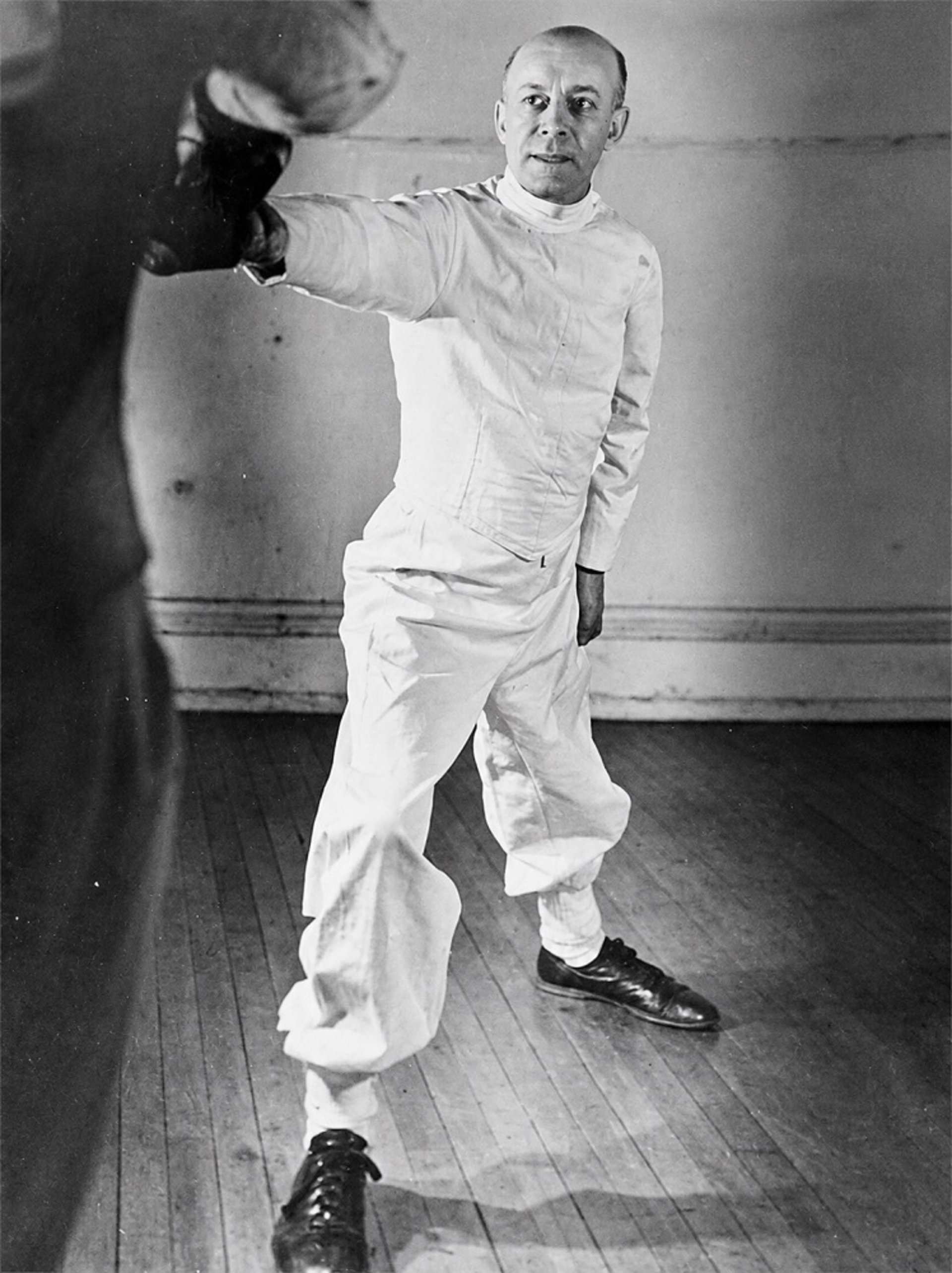 Ервін Ацель. Фото з колекції Andy Shaw (U.S. Fencing Historian).